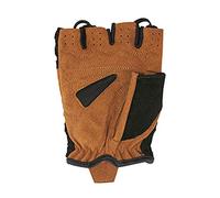 CHIBA Retro Gloves - Black/Brown, Size Medium