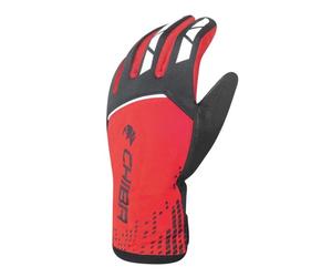 Chiba Unisex 2nd Skin Gloves, Red, M