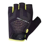 Chiba Unisex BioXCell Super Fly Gloves, Black/Neon Yellow, L