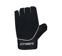 Chiba Women's Ibiza Gloves, Black/White, S