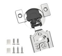 Chibery 20 Pack 5/8" Overlay 3D Soft Close Concealed Hinge for Face Frame Door, Smooth Slow Self Closing Hinges, Satin Nickel, Hidden 105° Open Angle Stainless Steel Hinge for Kitchen Cabinet Door