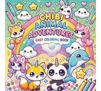 Chibi Animal Adventures: Easy Coloring & Drawing Book for Kids Ages 6-12 - Learn to Draw Cute & Magical Anime Creatures Step by Step! | Kawaii Animals, Fun Art Activities, and Creative Coloring Pages