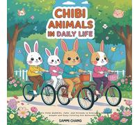Chibi Animals in Daily Life: Adorable Chibi Rabbits, Cats, and Friends in Everyday Moments Simple and Easy Coloring for Relaxation