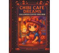 Chibi Café Dreams: Halloween Coffee Girls Coloring Book