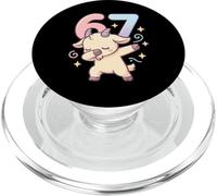 Chibi Dabbing Goat 67 Meme 6-7 Dancing Farm Animal Lover PopSockets PopGrip for MagSafe