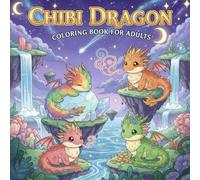 Chibi Dragon Coloring Book for Adults: Kawaii Fantasy Creatures: Adorable, Stress-Relieving Dragon Designs for Relaxation, Teens, and Fantasy Art Lovers