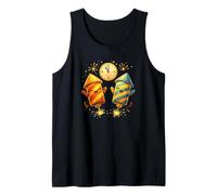 Chibi Fireworks Friends Happy New Year Tank Top