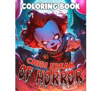 Chibi Freak Of Horror Coloring Book: Creepy-Cute Coloring Pages showcasing Mini Frights, Spooky Icons, and Playful Designs for Teens & Adults Stress-Free Fun