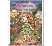 Chibi Girls Coloring Book: Kawaii Chibi Girls: Fun and Relaxing Anime Coloring Pages