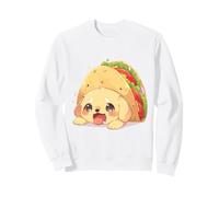 Chibi Golden Retriever Inside a Taco Kawaii Cute Funny Dog Sweatshirt