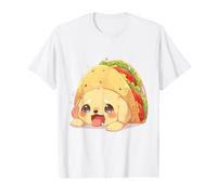 Chibi Golden Retriever Inside a Taco Kawaii Cute Funny Dog Value Graphic T-Shirt