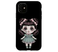 Chibi Haunted Doll Goth Kawaii Halloween Case for iPhone 11