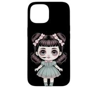 Chibi Haunted Doll Goth Kawaii Halloween Case for iPhone 15