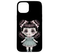 Chibi Haunted Doll Goth Kawaii Halloween Case for iPhone 15 Plus