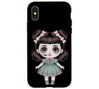 Chibi Haunted Doll Goth Kawaii Halloween Case for iPhone X/XS