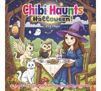 Chibi Haunts Halloween!: A simple and cute Halloween Coloring Book for kids