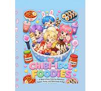 CHIBI-IDOL FOODIES - Kawaii K-Pop Coloring Book: A Sweet, Fun & Creative Coloring Adventure!