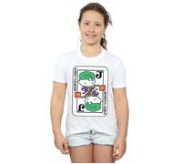 Chibi Joker Playing Card Cotton T-Shirt DC Comics White 7-8 Years