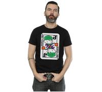 Chibi Joker Playing Card T-Shirt DC Comics Black M