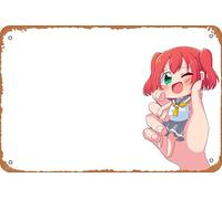 Chibi, Love Live!, Love Live! Sunshine!!, Ruby Kurosawa Anime Poster Home Wall Art Decoration Retro Metal Tin Sign 8x12 inch