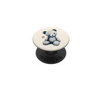 Chibi Manga Crocheted Bear Japanese Anime PopSockets Adhesive PopGrip
