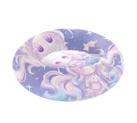 Chibi - Style Cute Mermaid Colorful Pet Dog Bed Removable & Washable Kitten Beds for Small Size Pets Supplies M