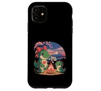 Chibi Trex Kawaii Dino Cute Outdoor Camping Dinosaur Japan Case for iPhone 11