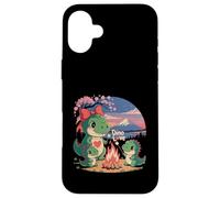 Chibi Trex Kawaii Dino Cute Outdoor Camping Dinosaur Japan Case for iPhone 16 Plus