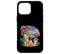 Chibi Trex Kawaii Dino Cute Outdoor Camping Dinosaur Japan Case for iPhone 16 Pro Max