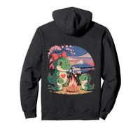 Chibi Trex Kawaii Dino Cute Outdoor Camping Dinosaur Japan Pullover Hoodie