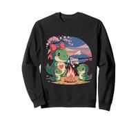 Chibi Trex Kawaii Dino Cute Outdoor Camping Dinosaur Japan Sweatshirt
