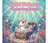 Chibi Unicorn Coloring Book for Adults: Kawaii Fantasy Creatures: Over 50 Adorable, Stress-Relieving Unicorns and Magical Scenes for Fun Relaxation