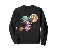 Chibi Witch Lollipop Ride Sweatshirt