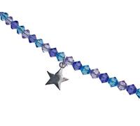 Chic A Boo Children's Sterling Silver Star and Swarovski Crystal 14 Inch Necklace