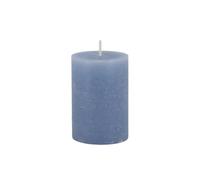 Chic Antique Macon Rustic Pillar Candle Antique Altar Candle 100% Paraffin Long Burning Time Sky Blue 10 x 7 cm