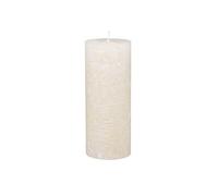 Chic Antique Macon Rustic Pillar Candle in Various Colours and Sizes Antique Altar Candle 100% Paraffin Long Burning Time (Cream, 25 x 10 cm)