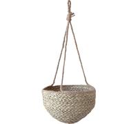 Chic Antique Woven Hanging Basket - 27 cm