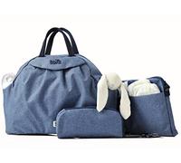 Chic Baby Changing Bag/Bag in Bag 45 x 14 x 32 cm with Range of Accessories Blue
