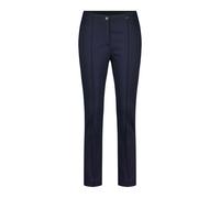 Chic Business Trousers with Decorative Seams - female - Marc Cain - Slim-fit Trousers - Blue - L - Trousers L