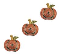 Chic Cameo Saucer Book Week Broach Carafe Plush Vintage Brooches Blower Costume Whistle Sloth Pea Cute Creeper Adorable Pumpkin Brooch Orange Alloy