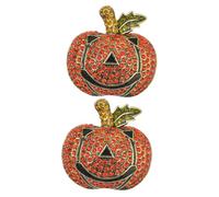 Chic Cameo Saucer Book Week Broach Carafe Vintage Brooches Blower Costume Whistle Sloth Pea Cute Creeper Adorable Pumpkin Brooch Orange Alloy