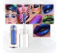 Chic-Chat Multi-Chrome Liquid Lipsticks,Chrome Eyeshadow Stick,Liquid Eyeshadow, Long Wearing Matte Liquid Lipstick,Long Lasting Waterproof Colourful Diamond Shimmer Lip Gloss (05-Cosmic)