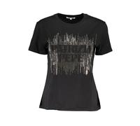 Chic Contrast Crew Neck Cotton Tee XS