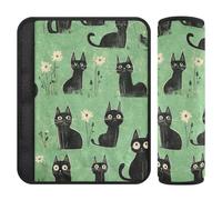 Chic Cornish Rexcats Green 2 Pack car Seatbelt Covers Release Stress to Your Neck and Shoulders for Auto forro para cinturon de segurida