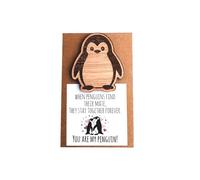 Chic Cottage Crafts Pocket Hug Love Gift For Birthday. Anniversary, Valentines Day Etc. Penguins Stay Together Forever, You Are My Penguin
