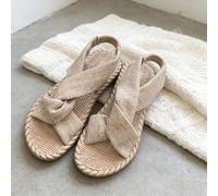 Chic Cross Strap Sandals Comfort for Weekend Getaway Commute Casual Party Summer