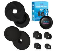 Chic Derma Ear Plugs for Sleeping Noise Cancelling -33dB, Reusable Ear Protection Plugs for Ears with 8 Ear Tips, Side Sleepers Noise Reduction Soft Ear Plugs for Concerts Traveling Work Sleep