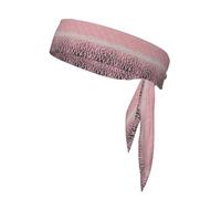 Chic Girly Pink Leopard Animal Print Glitter, Head Tie, Sports Headband Tie Back, Multi Sweatband for Men Women