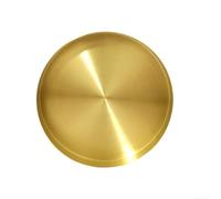 Chic Gold Stainless Steel Tray for Jewelry Organization and Snack Serving Perfect Addition to Your Home Decor (18cm)