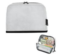 Chic Grey Blur Texture Pencil Pouches Zipper Pencils Case Pencil Bags Storage Girls Classroom Pen Pouch Graphic Stationery Kids Organizer School Supply